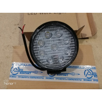 Фото товара - фара противотуманная светодиодная (ближний свет) круглая 12-24V 27W