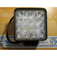 Фото товара - фара противотуманная светодиодная (ближний свет) квадратная 12-24V 48W